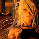 A2 stares into the distance in Nier: Automata.